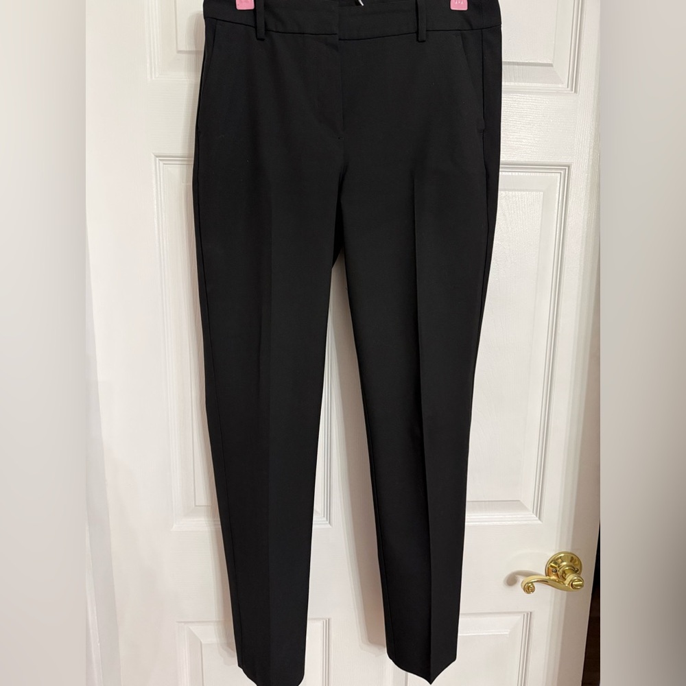 J. Crew Black Slim Dress Trousers
